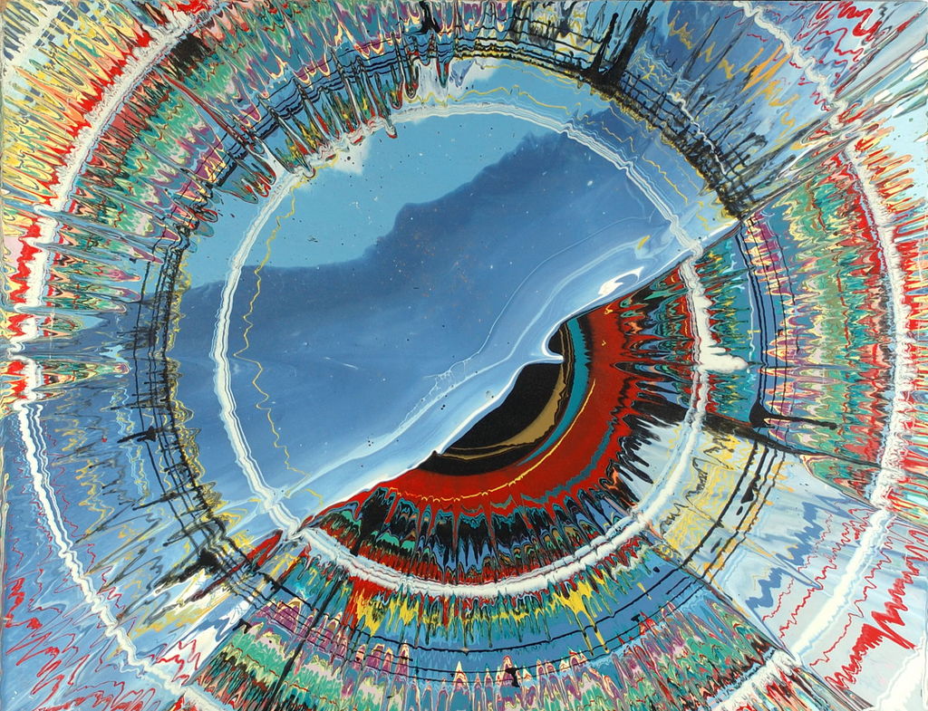 Acrylic and Lacquer on Board, 32in x 24in - 2004